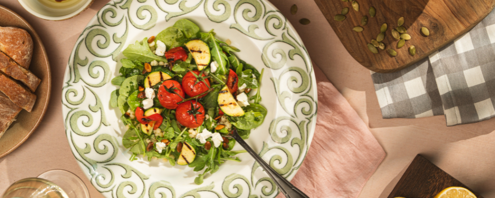 Roasted Mediterranean Vegetable & Giant Couscous Salad